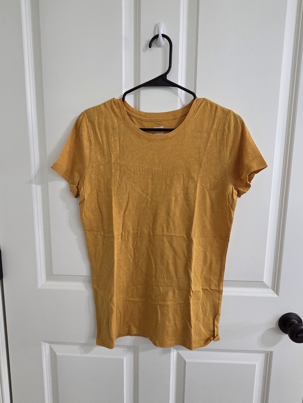 PINK Victoria's Secret Short Sleeve Crewneck Tee - Mustard SMALL